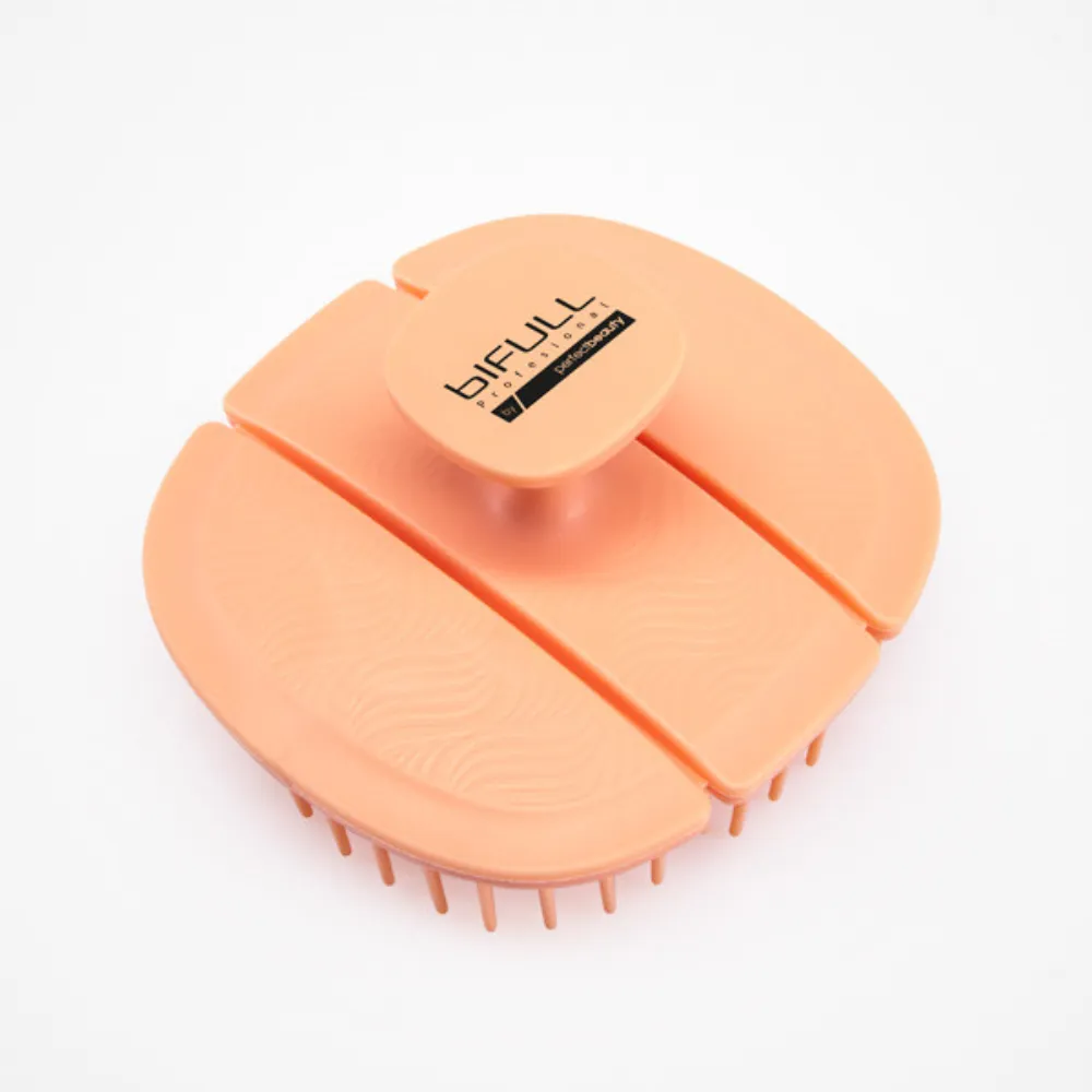 Bifull Cepillo Flexible Bio Flex Fuzz Melocotón (Ergonómico y Antitirones)